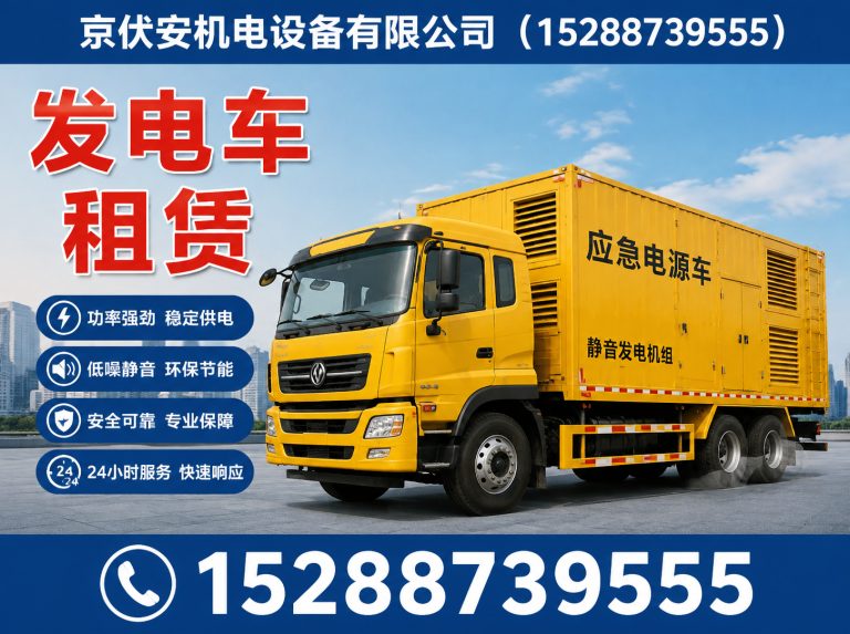 凉山发电车出租展示图